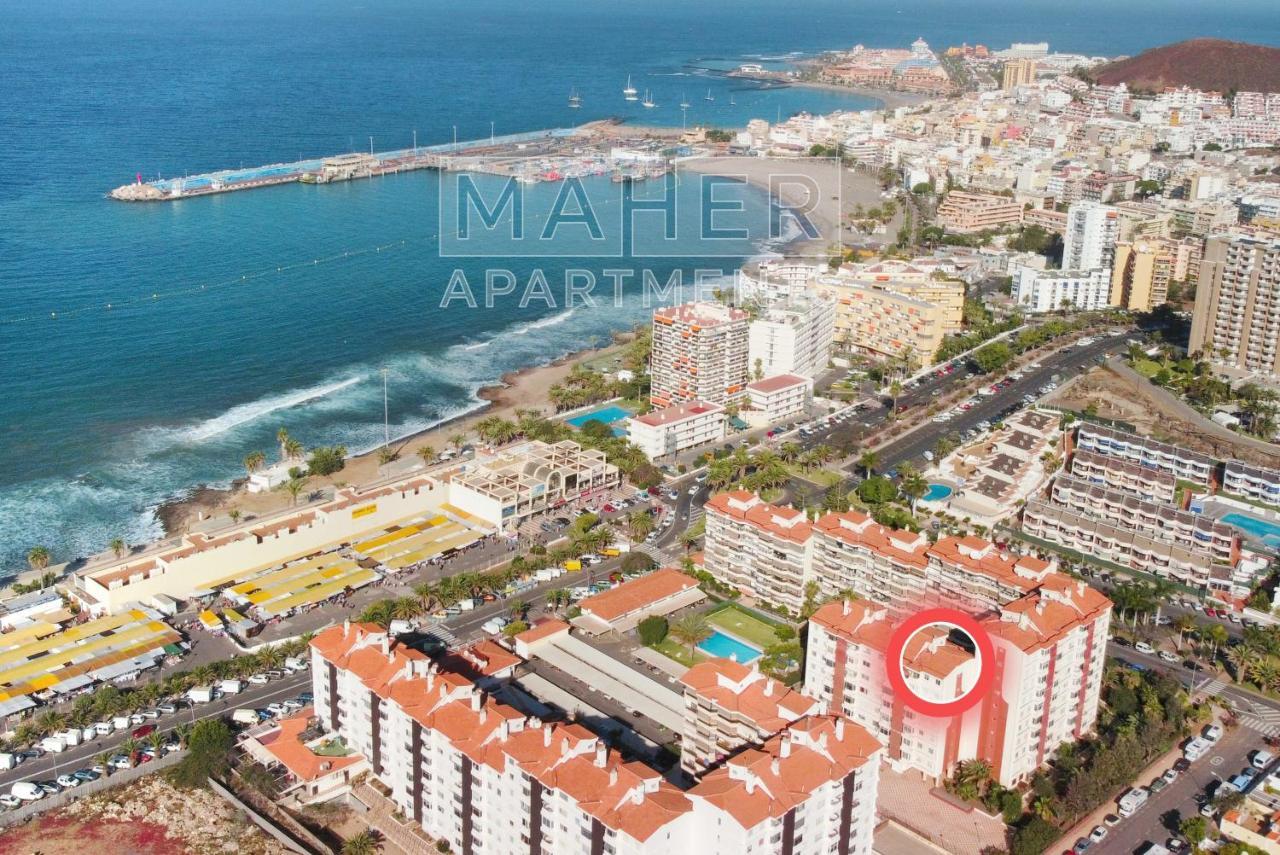 Spectacular Sea View Penthouse Apartment Los Cristianos  Exterior foto